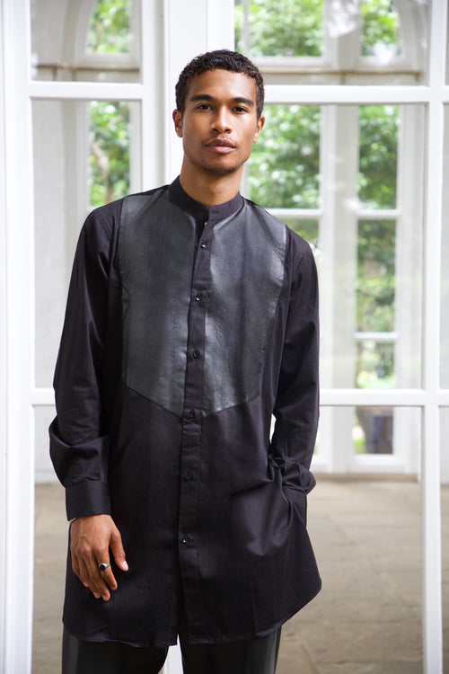 Mr Superstar Black Long Shirt