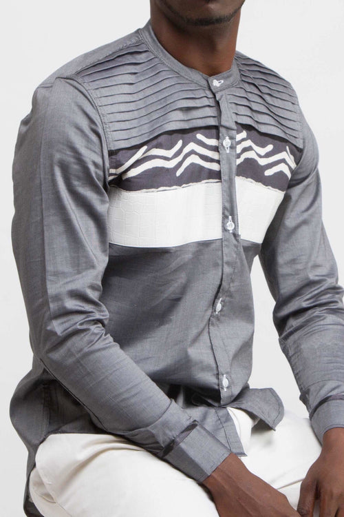 Mr Super Horizon Grey Shirt