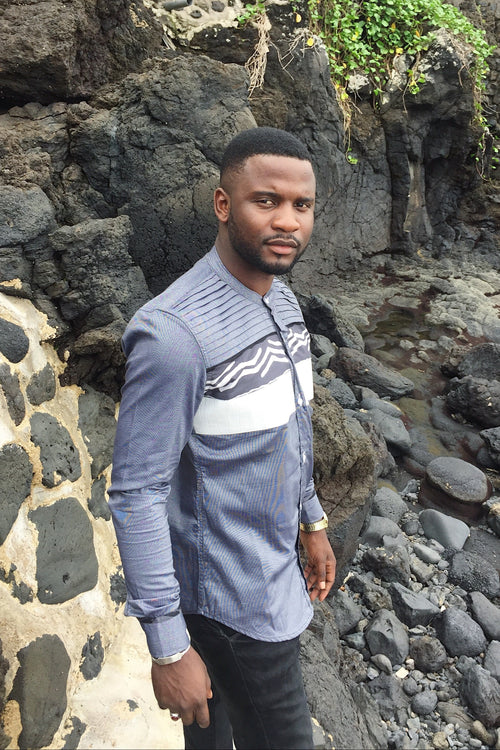 Mr Super Horizon Grey Shirt