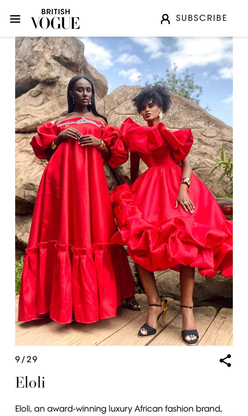 Vogue Designer Profile- Eloli