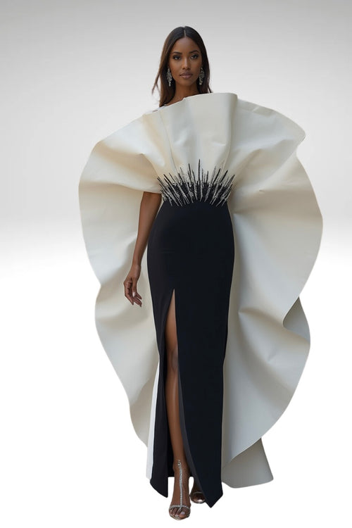 ELOLI Fule Galore Beaded Gown, an example of African luxury eveningwear and intricate embellishment